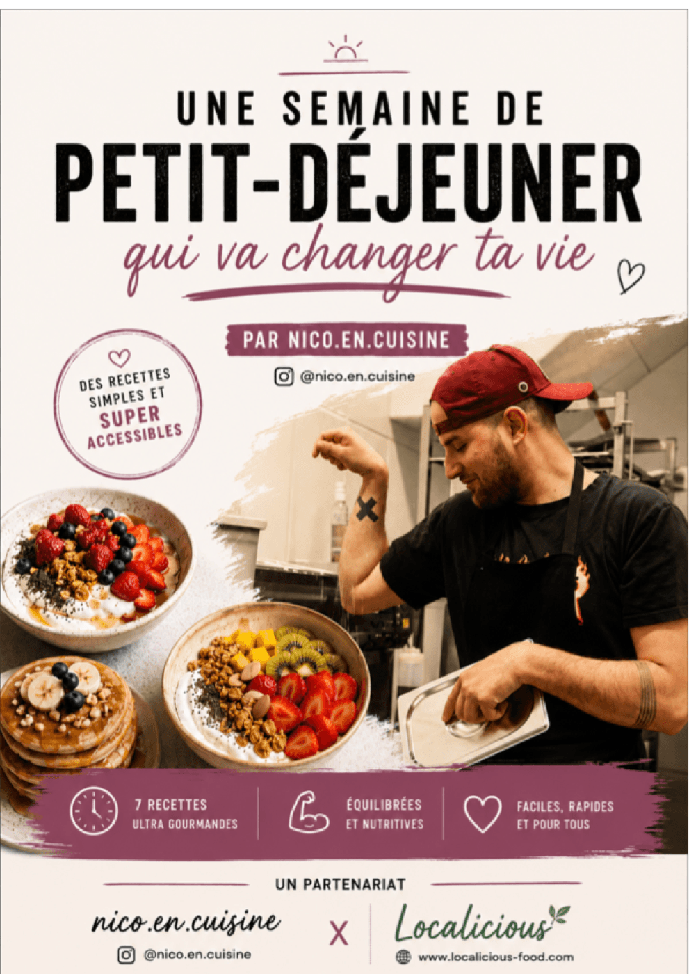 Couverture du livre — Une semaine de petit-déjeuner qui va changer ta vie