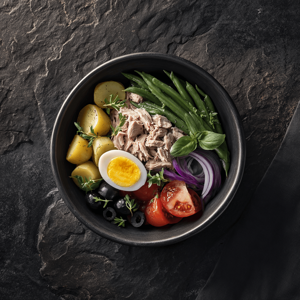 Salade niçoise au thon
