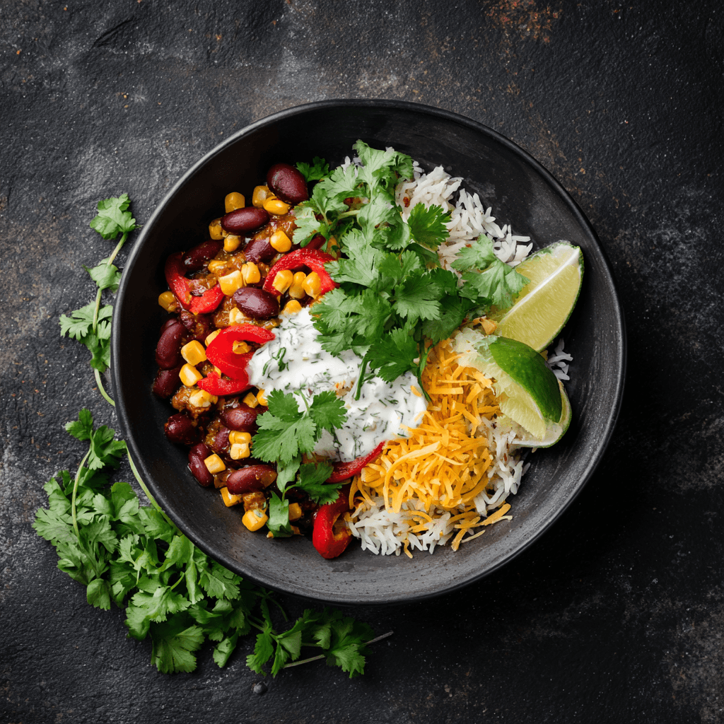 Salade tex-mex haricots rouges & maïs