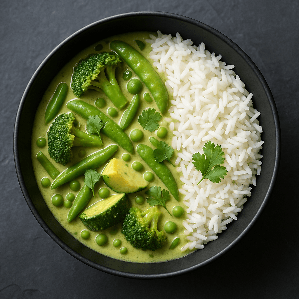 Curry vert de légumes