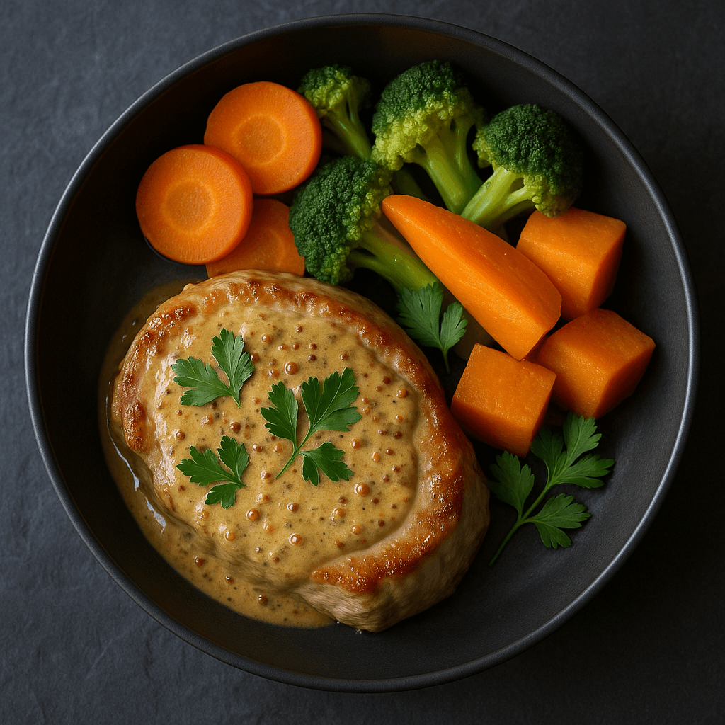 Porc à la dijonnaise