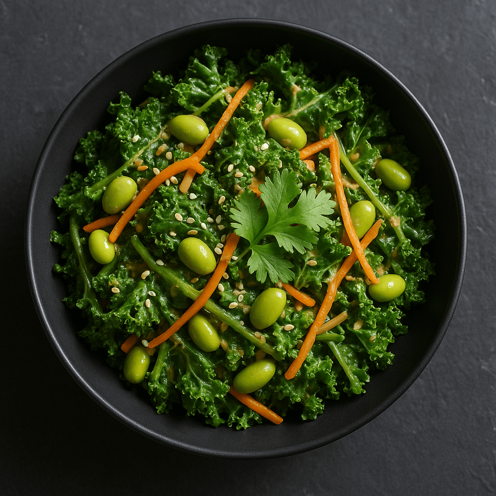 Salade de chou kale thaï