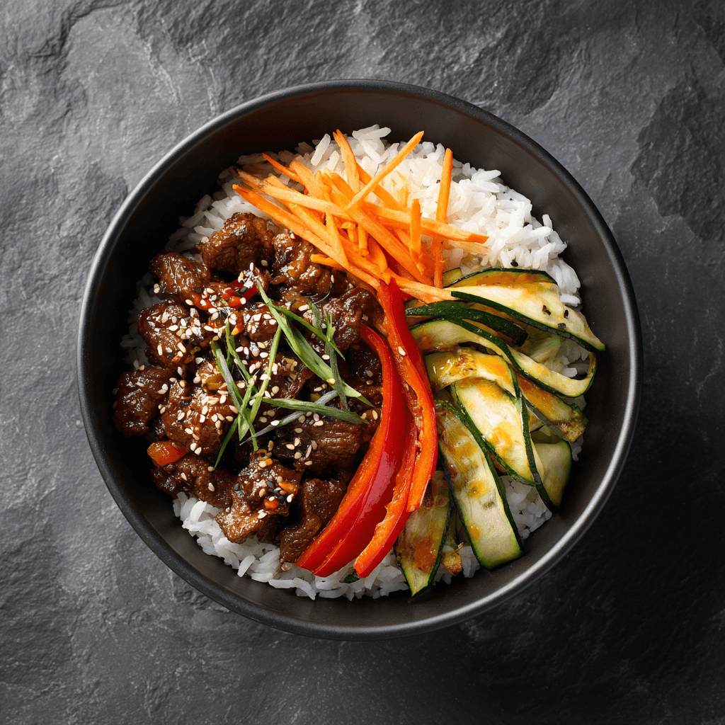 Bol coréen de bœuf façon bulgogi