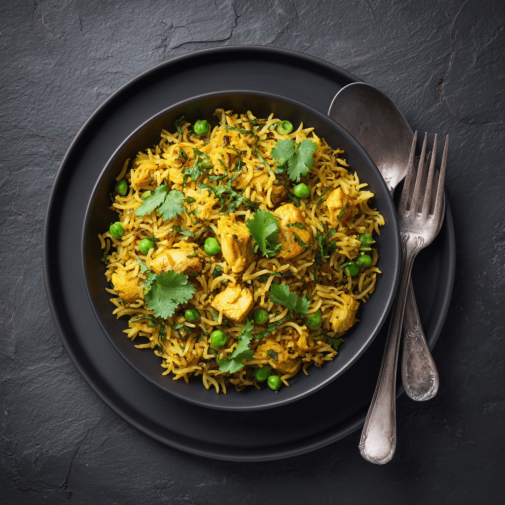 Poulet biryani léger