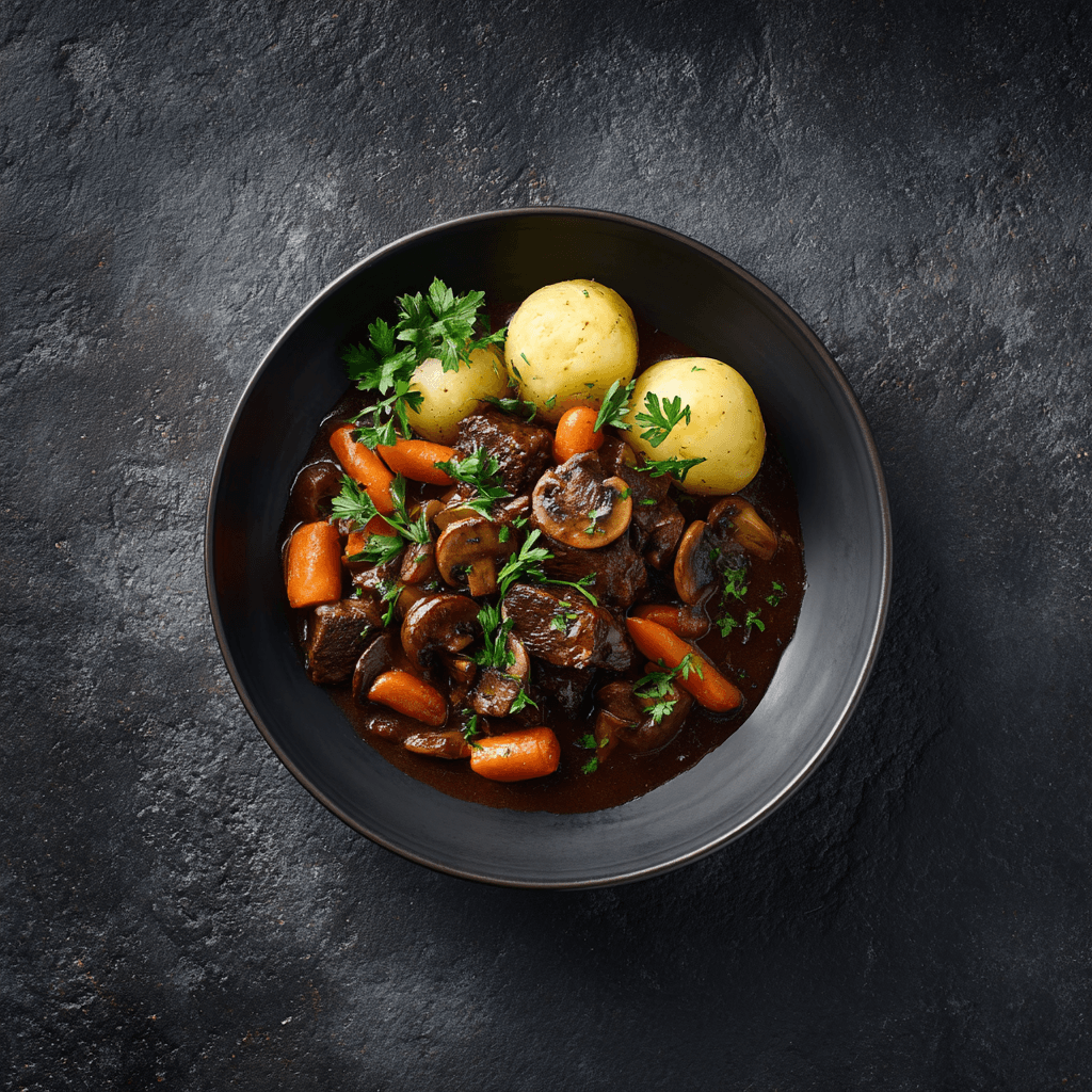 Bœuf bourguignon léger