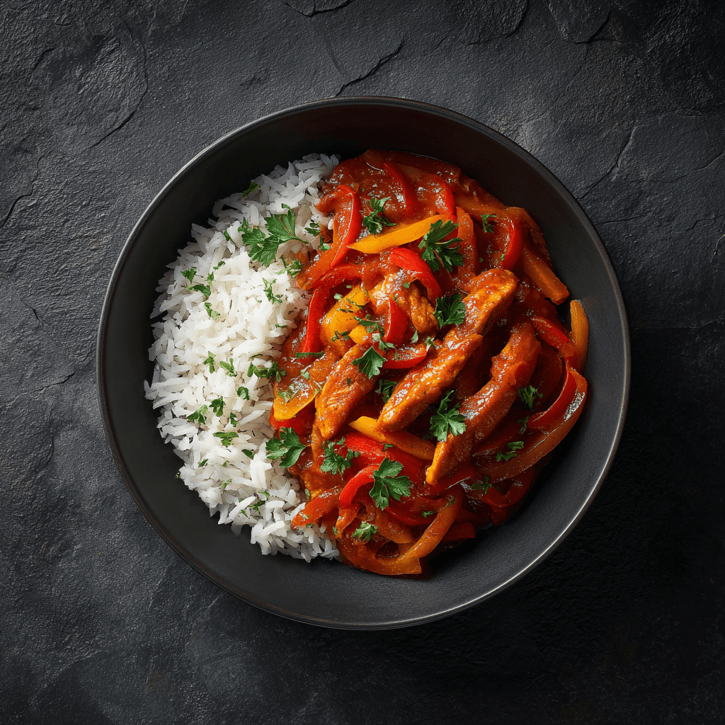 Dinde à la basquaise